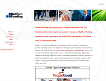 Tablet Screenshot of bedfordfunding.com